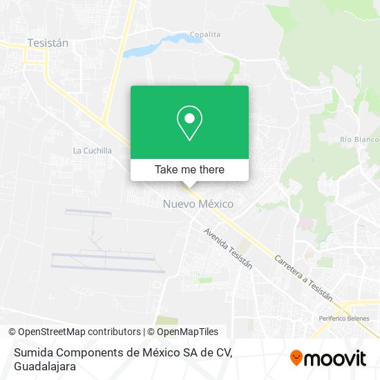 Mapa de Sumida Components de México SA de CV