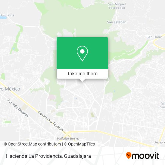 Hacienda La Providencia map