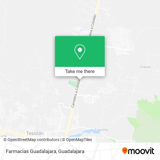 Farmacias Guadalajara map