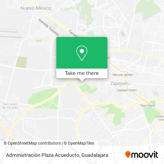Mapa de Administración Plaza Acueducto