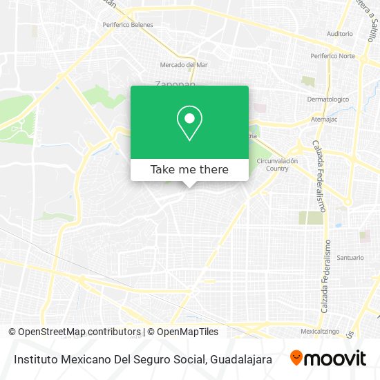 Mapa de Instituto Mexicano Del Seguro Social