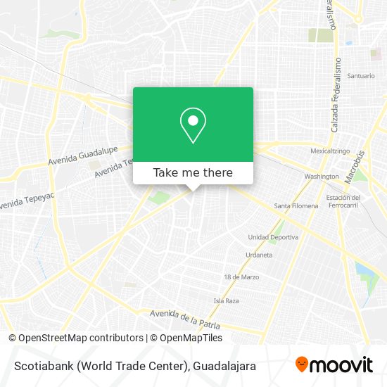 Mapa de Scotiabank (World Trade Center)