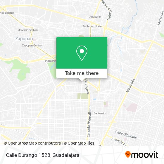 Calle Durango 1528 map