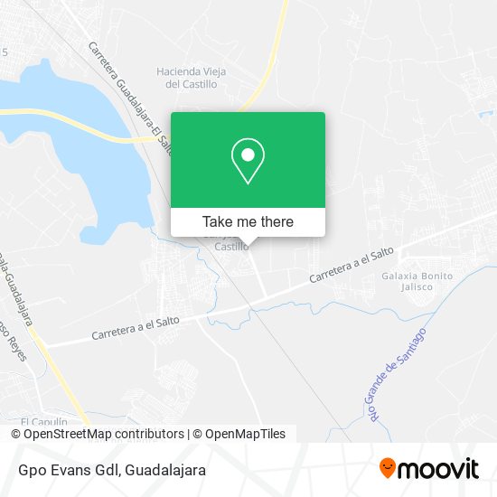 Mapa de Gpo Evans Gdl