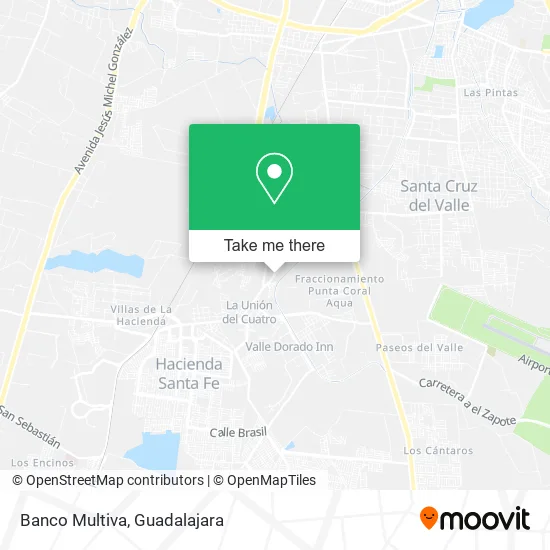 Banco Multiva map