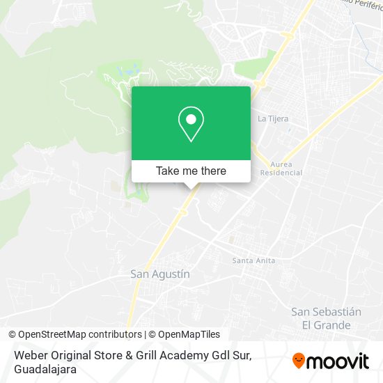 Weber Original Store & Grill Academy Gdl Sur map