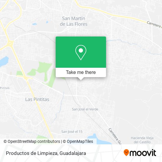 Productos de Limpieza map