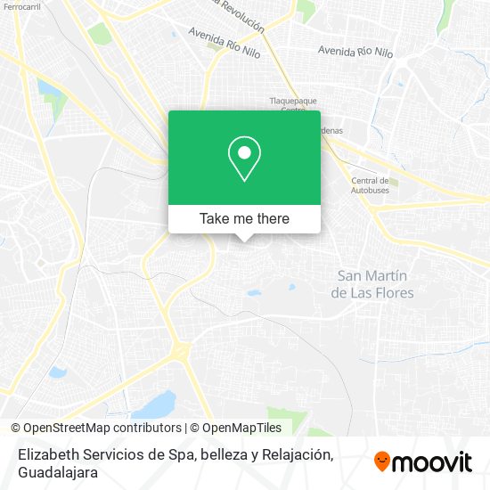 Elizabeth Servicios de Spa, belleza y Relajación map