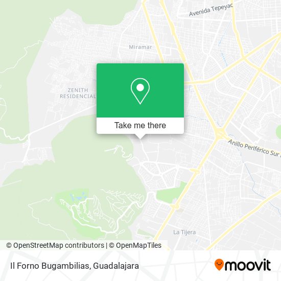 Il Forno Bugambilias map