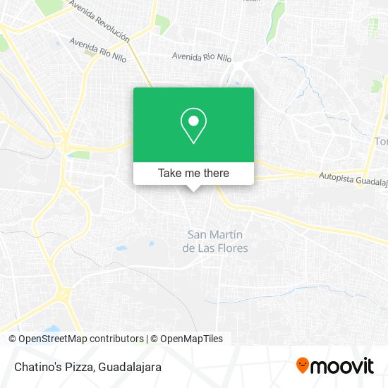 Mapa de Chatino's Pizza