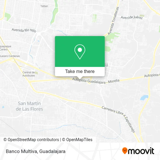 Banco Multiva map