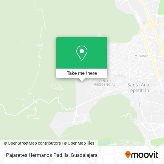 Pajaretes Hermanos Padilla map