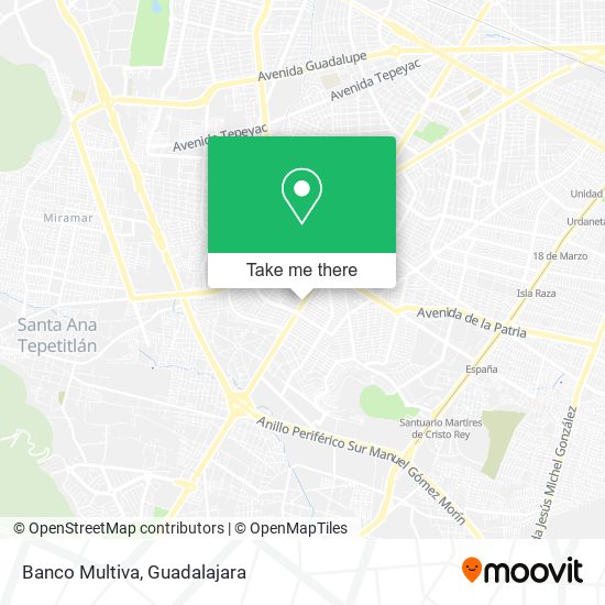 Banco Multiva map