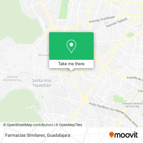 Farmacias Similares map