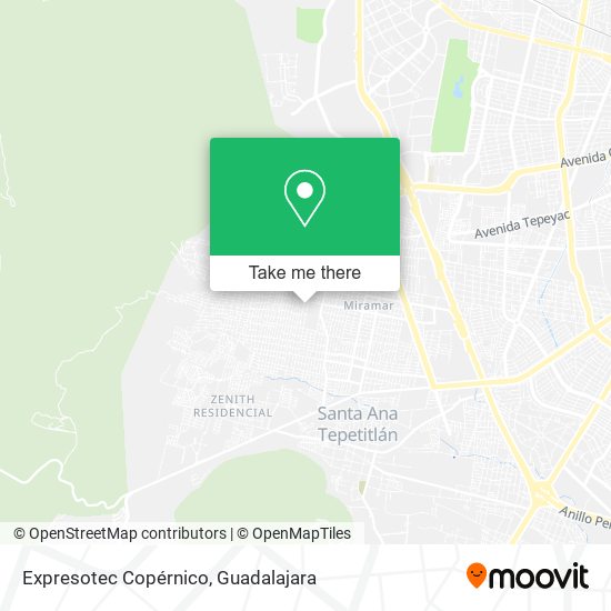 Expresotec Copérnico map