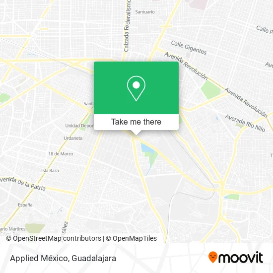Applied México map