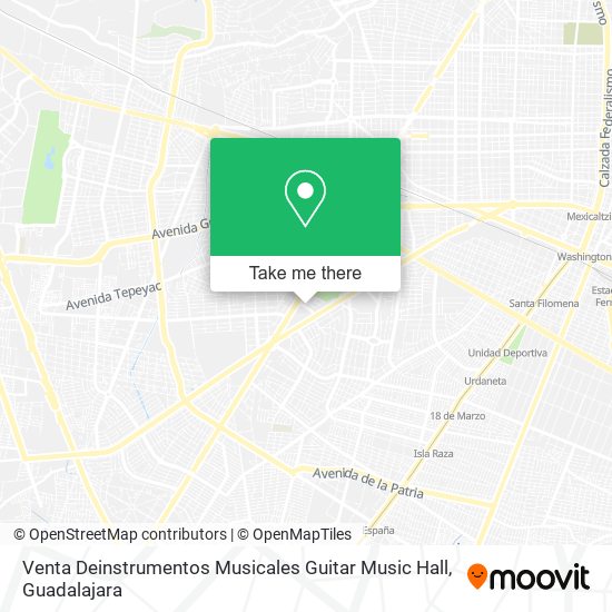 Venta Deinstrumentos Musicales Guitar Music Hall map