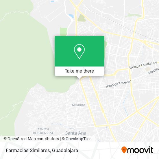 Farmacias Similares map