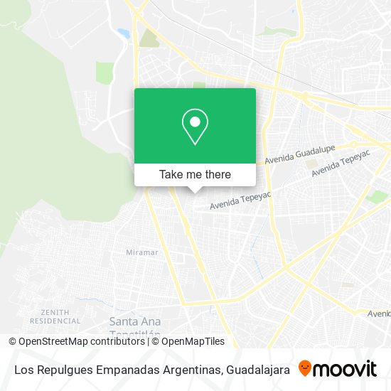 Los Repulgues Empanadas Argentinas map