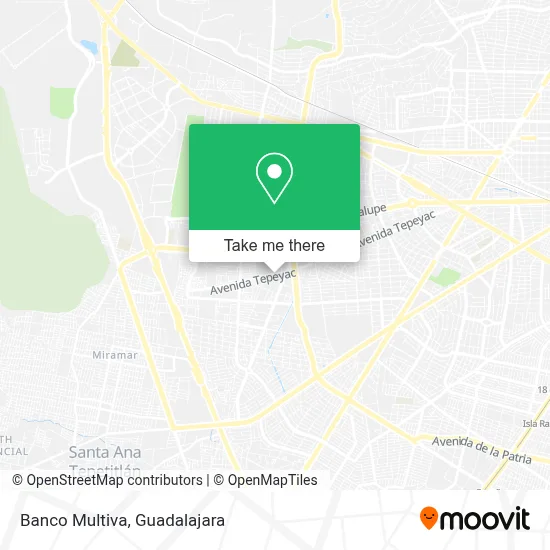 Banco Multiva map