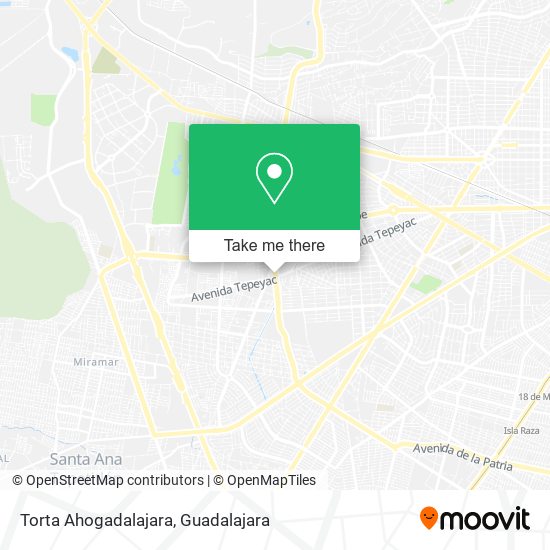 Mapa de Torta Ahogadalajara