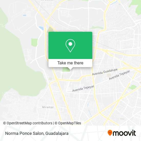 Norma Ponce Salon map