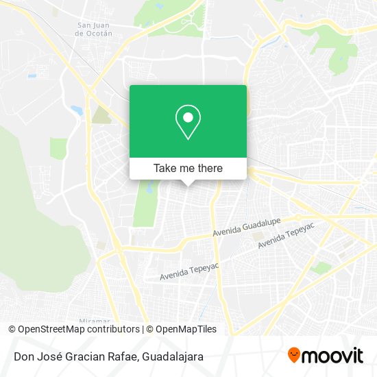 Don José Gracian Rafae map