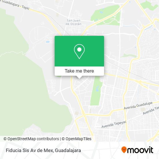 Mapa de Fiducia Sis Av de Mex