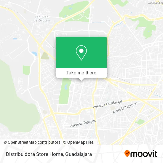 Distribuidora Store Home map