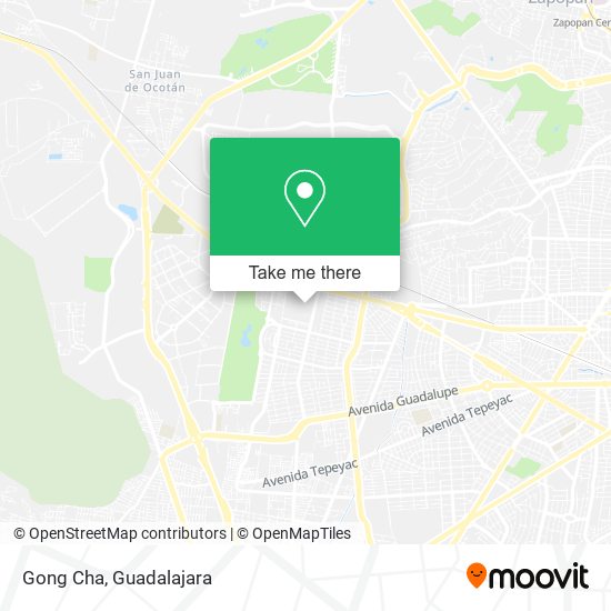 Mapa de Gong Cha
