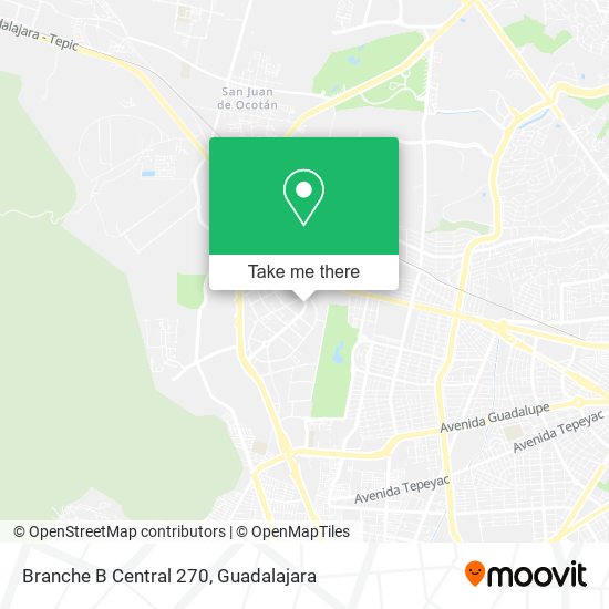 Mapa de Branche B Central 270