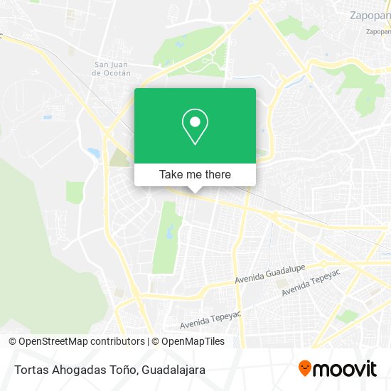 Mapa de Tortas Ahogadas Toño