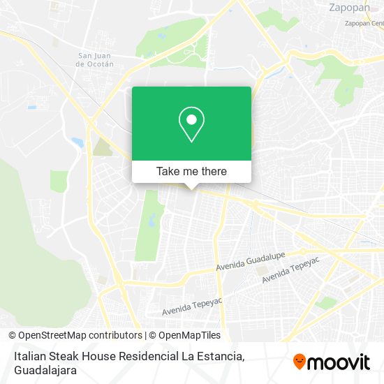 Italian Steak House Residencial La Estancia map