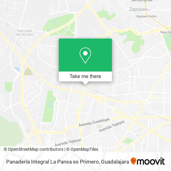 Mapa de Panadería Integral La Pansa es Primero