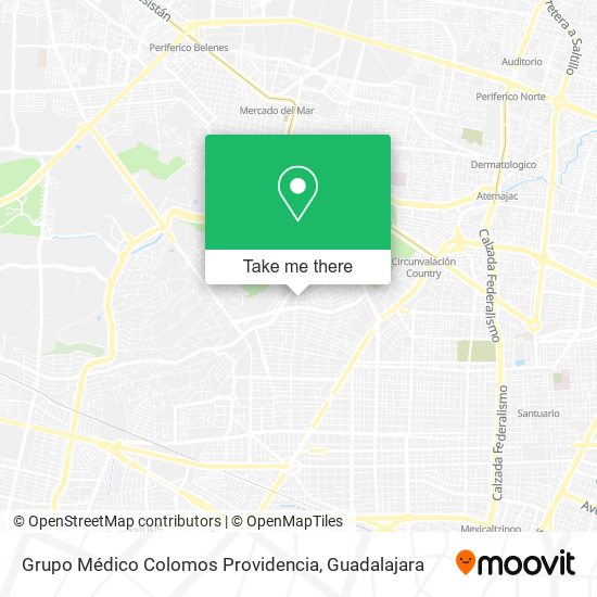 Grupo Médico Colomos Providencia map