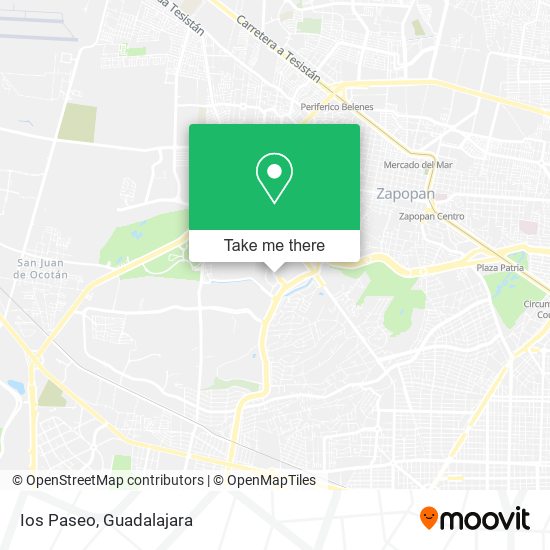 Mapa de Ios Paseo