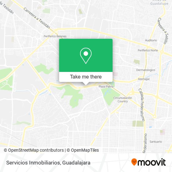 Servicios Inmobiliarios map