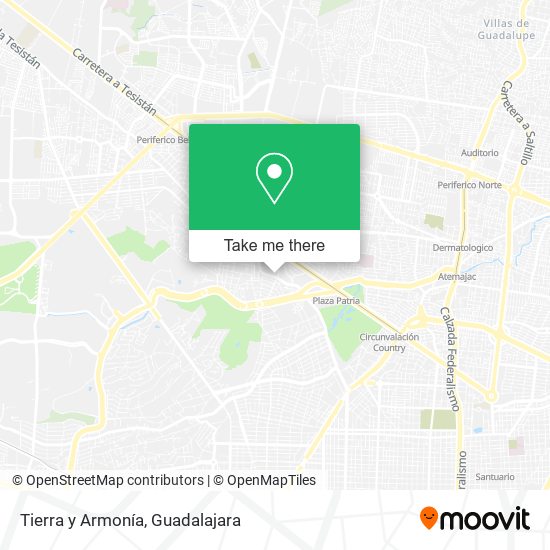 Tierra y Armonía map