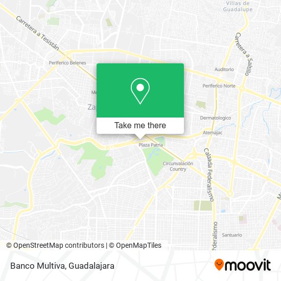 Mapa de Banco Multiva