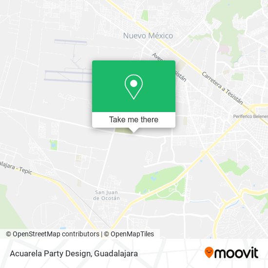 Acuarela Party Design map