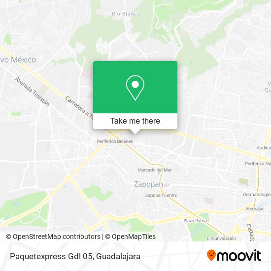 Paquetexpress Gdl 05 map