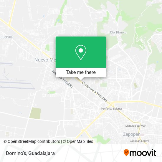 Mapa de Domino's