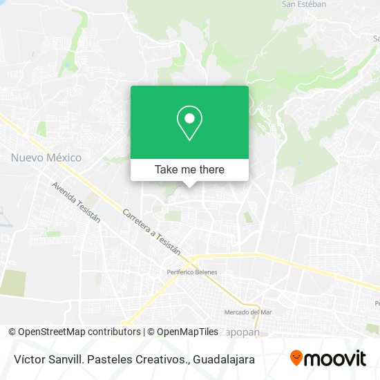 Víctor Sanvill. Pasteles Creativos. map