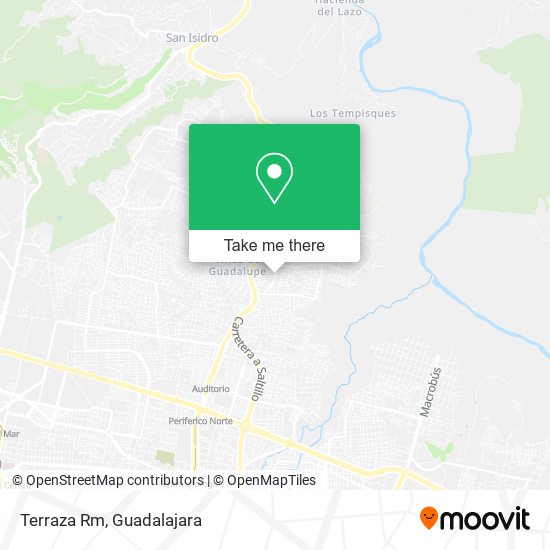 Mapa de Terraza Rm