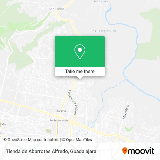 Tienda de Abarrotes Alfredo map