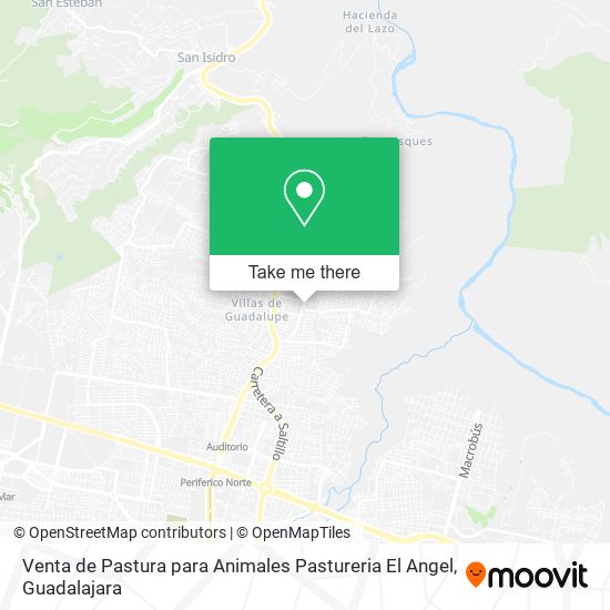 Mapa de Venta de Pastura para Animales Pastureria El Angel