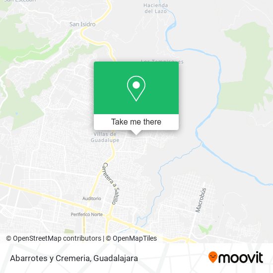 Abarrotes y Cremeria map