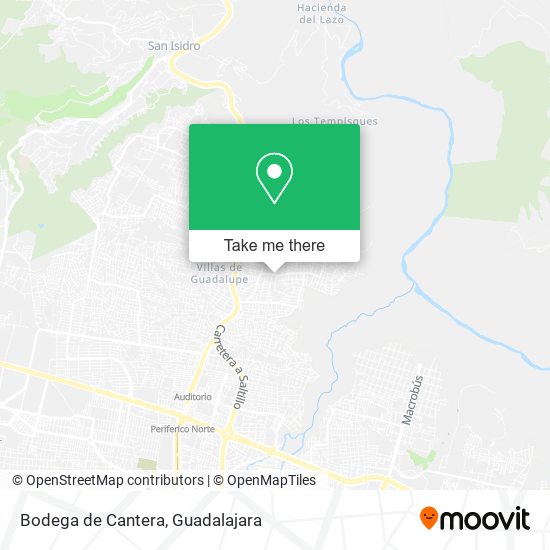 Bodega de Cantera map