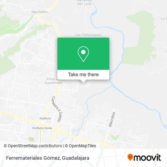 Mapa de Ferremateriales Gómez