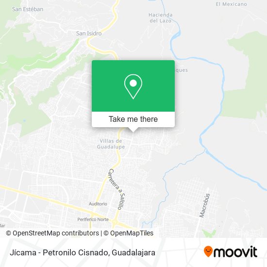 Jícama - Petronilo Cisnado map